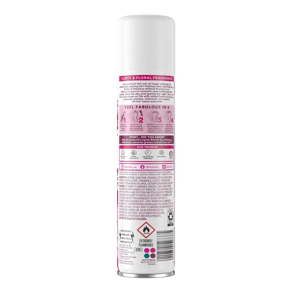 NEW Lot of 6x [Batiste] BLUSH Dry Shampoo - Full size, not travel! - Picture 5 of 9
